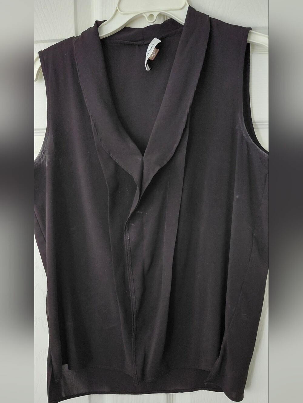 Calvin Klein Black Sleeveless Top